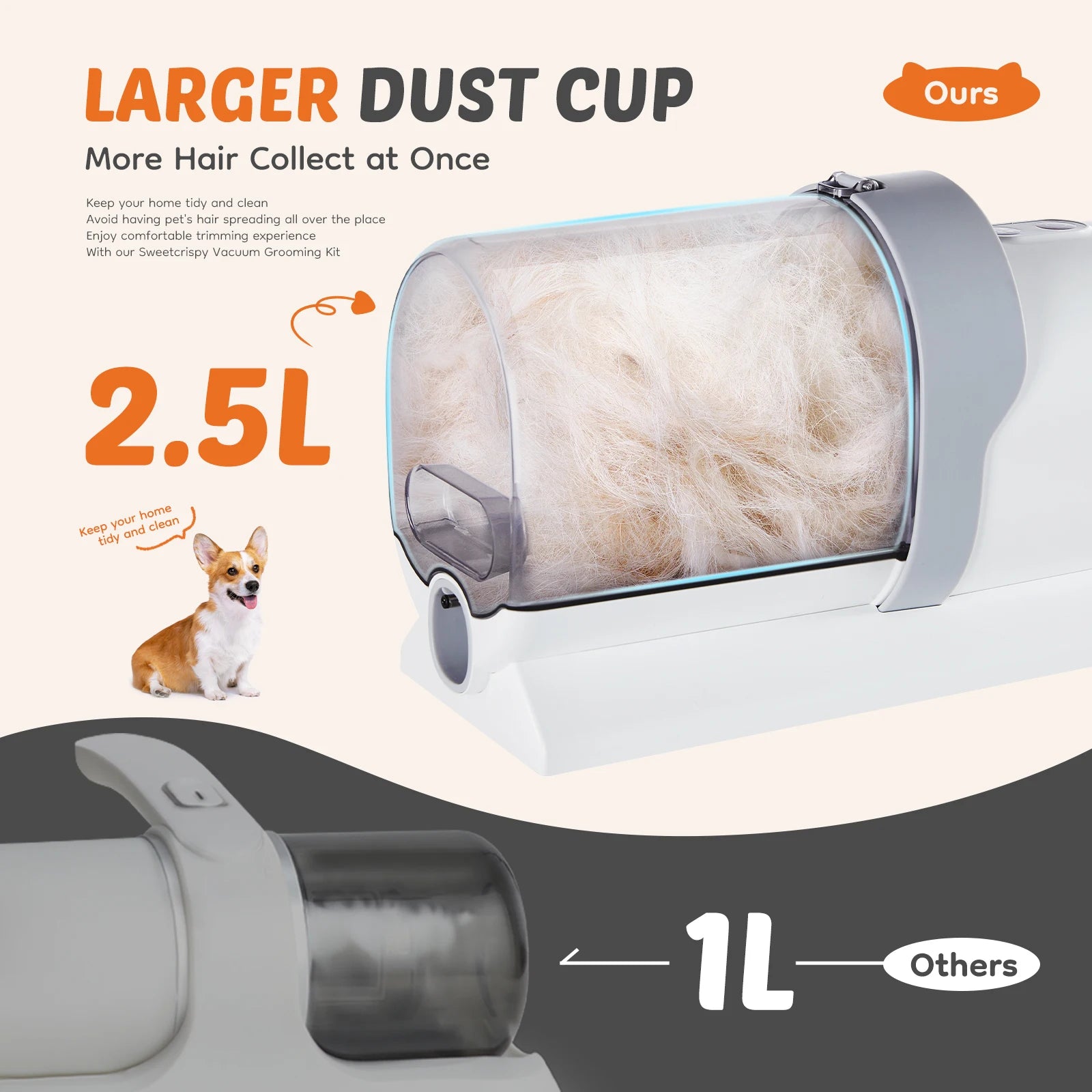 Calm at-home pet grooming with ShedHalo